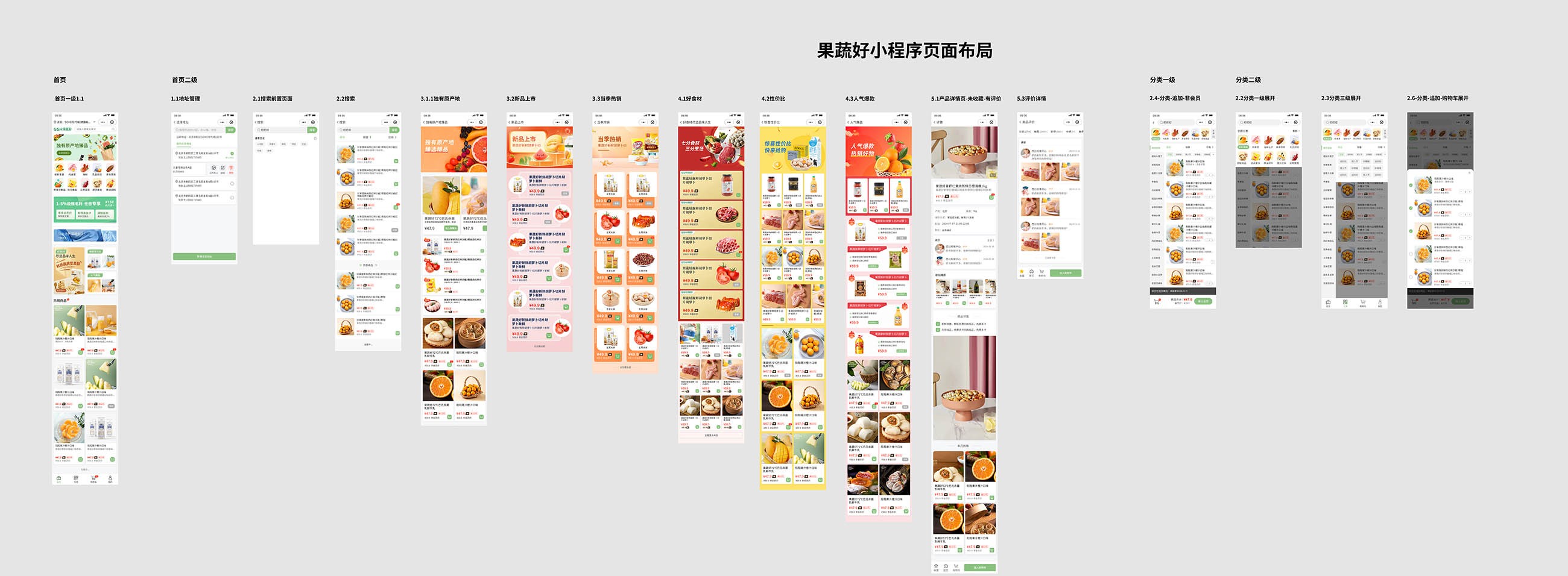 果蔬好UI设计
